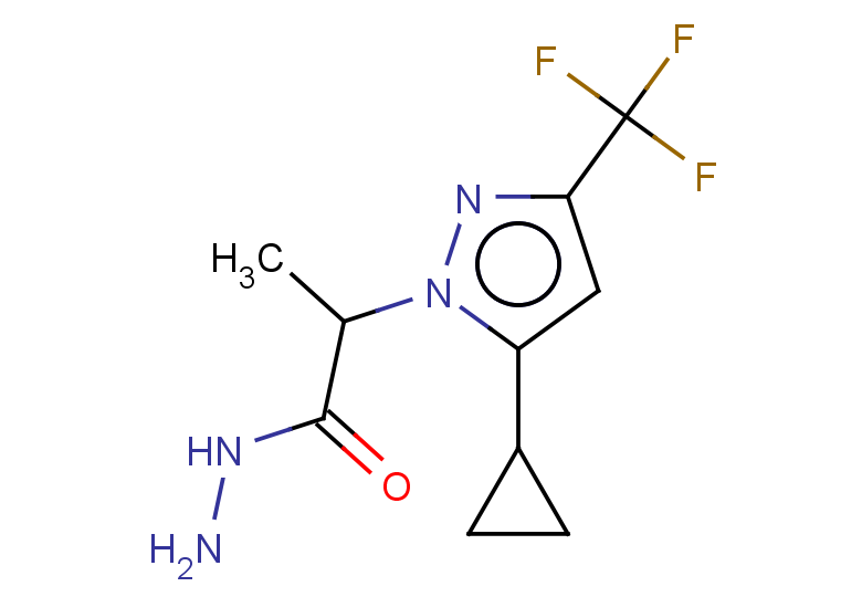 2-[5-CYCLOPROPYL-3-(TRIFLUOROMETHYL)-1H-PYRAZOL-1-YL]PROPANOHYDRAZIDE
