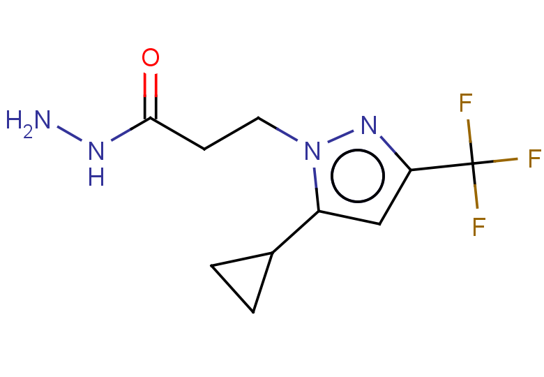 3-[5-CYCLOPROPYL-3-(TRIFLUOROMETHYL)-1H-PYRAZOL-1-YL]PROPANOHYDRAZIDE
