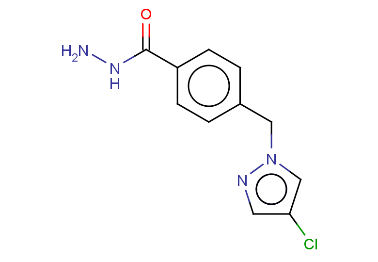 4-[(4-CHLORO-1H-PYRAZOL-1-YL)METHYL]BENZOHYDRAZIDE