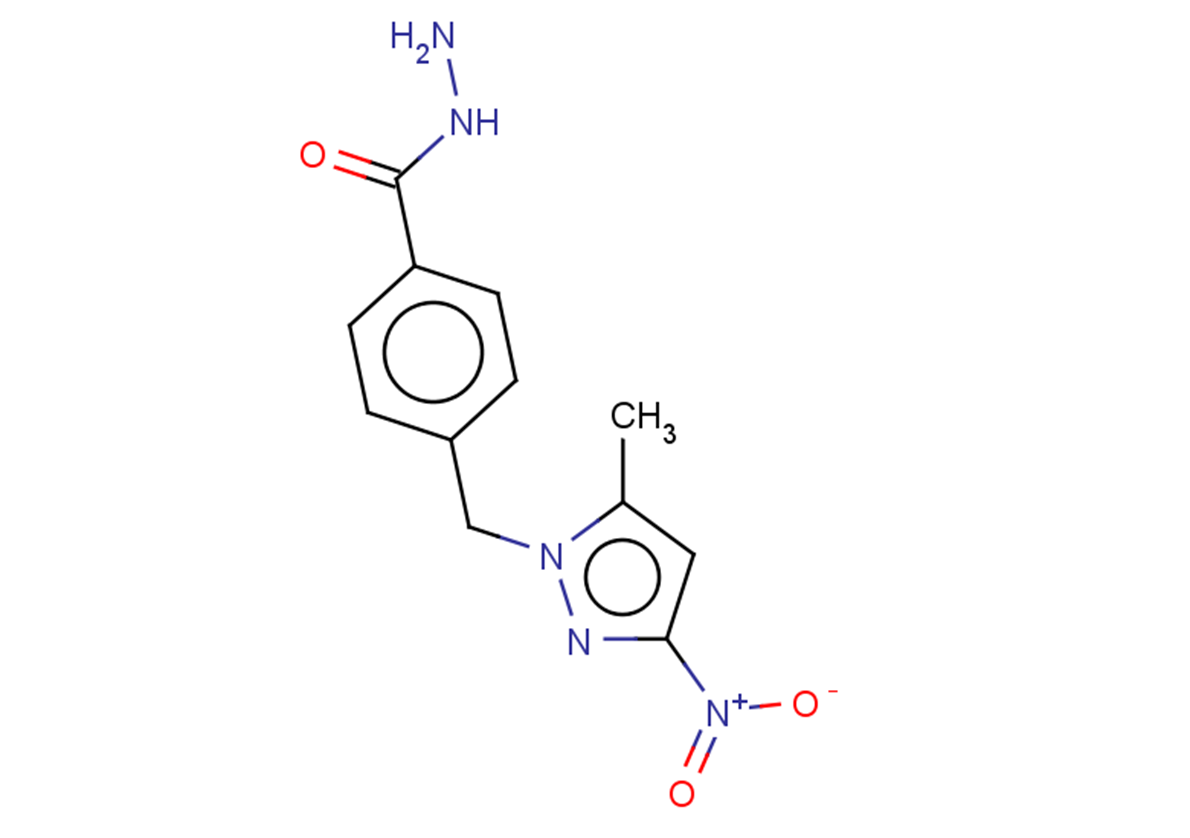 4-(5-METHYL-3-NITRO-PYRAZOL-1-YLMETHYL)-BENZOIC ACID HYDRAZIDE