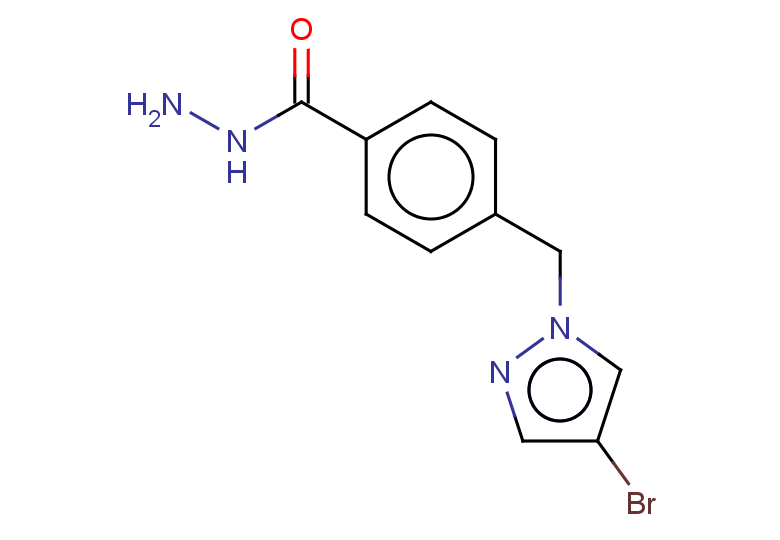4-[(4-BROMO-1H-PYRAZOL-1-YL)METHYL]BENZOHYDRAZIDE