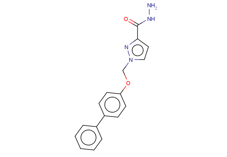 1-(BIPHENYL-4-YLOXYMETHYL)-1H-PYRAZOLE-3-CARBOXYLIC ACID HYDRAZIDE