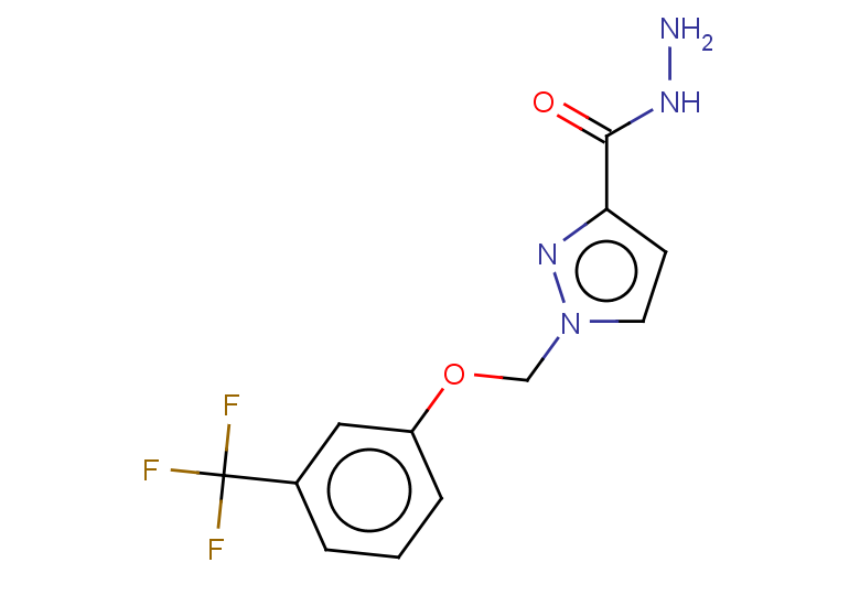 1-([3-(TRIFLUOROMETHYL)PHENOXY]METHYL)-1H-PYRAZOLE-3-CARBOHYDRAZIDE