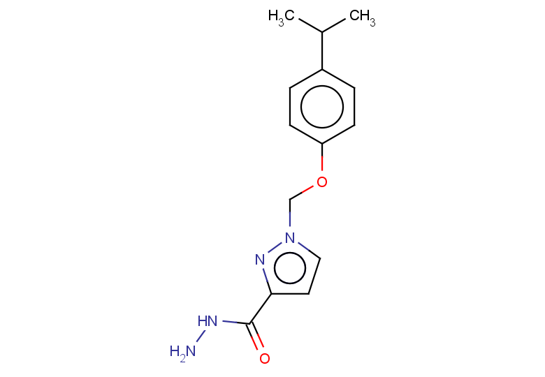 1-(4-ISOPROPYL-PHENOXYMETHYL)-1H-PYRAZOLE-3-CARBOXYLIC ACID HYDRAZIDE