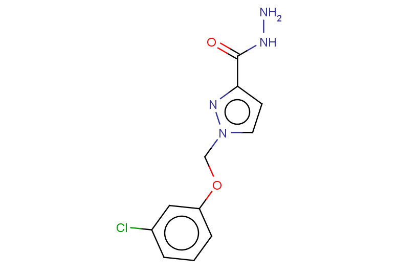 1-(3-CHLORO-PHENOXYMETHYL)-1H-PYRAZOLE-3-CARBOXYLIC ACID HYDRAZIDE