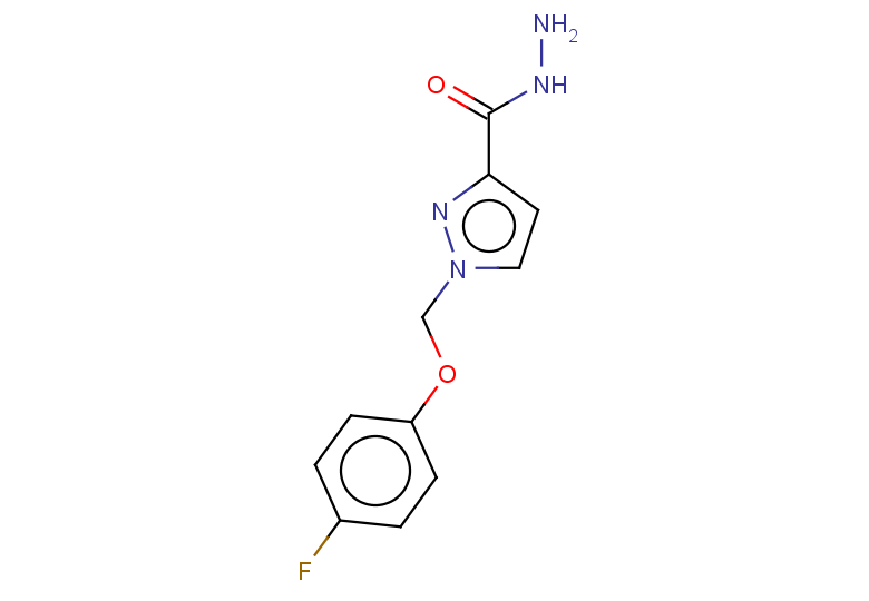 1-[(4-FLUOROPHENOXY)METHYL]-1H-PYRAZOLE-3-CARBOHYDRAZIDE