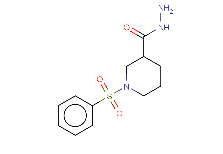 1-(PHENYLSULFONYL)PIPERIDINE-3-CARBOHYDRAZIDE