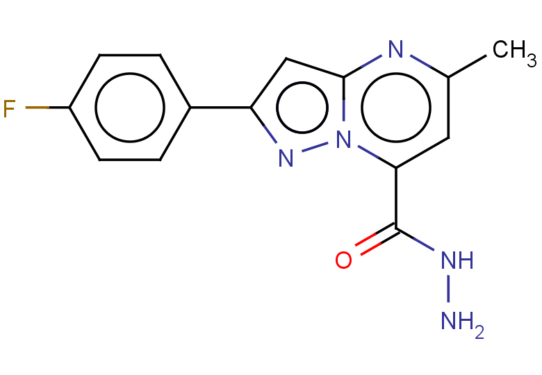 2-(4-FLUOROPHENYL)-5-METHYLPYRAZOLO[1,5-A]PYRIMIDINE-7-CARBOHYDRAZIDE