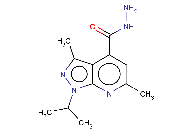 1-ISOPROPYL-3,6-DIMETHYL-1H-PYRAZOLO[3,4-B]PYRIDINE-4-CARBOHYDRAZIDE