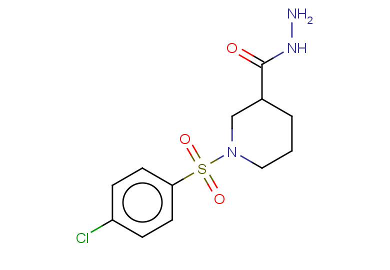 1-(4-CHLORO-BENZENESULFONYL)-PIPERIDINE-3-CARBOXYLIC ACID HYDRAZIDE