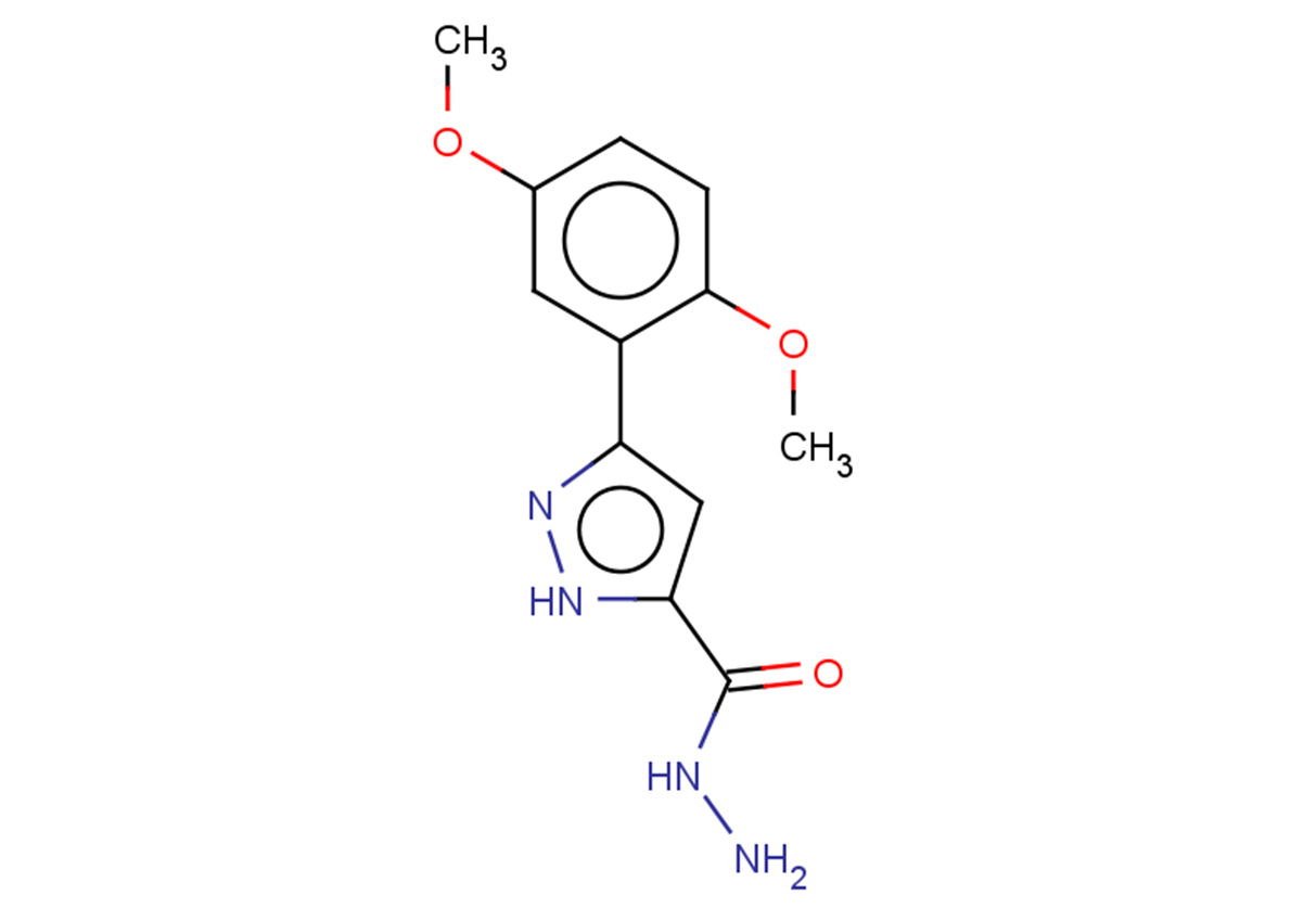 3-(2,5-dimethoxyphenyl)-1H-pyrazole-5-carbohydrazide