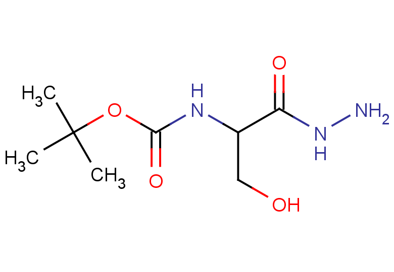 tert-butyl N-[1-(hydrazinecarbonyl)-2-hydroxyethyl]carbamate