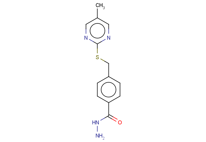 4-{[(5-methylpyrimidin-2-yl)sulfanyl]methyl}benzohydrazide