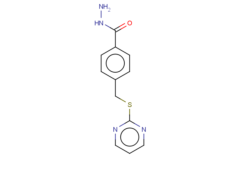 4-[(pyrimidin-2-ylsulfanyl)methyl]benzohydrazide