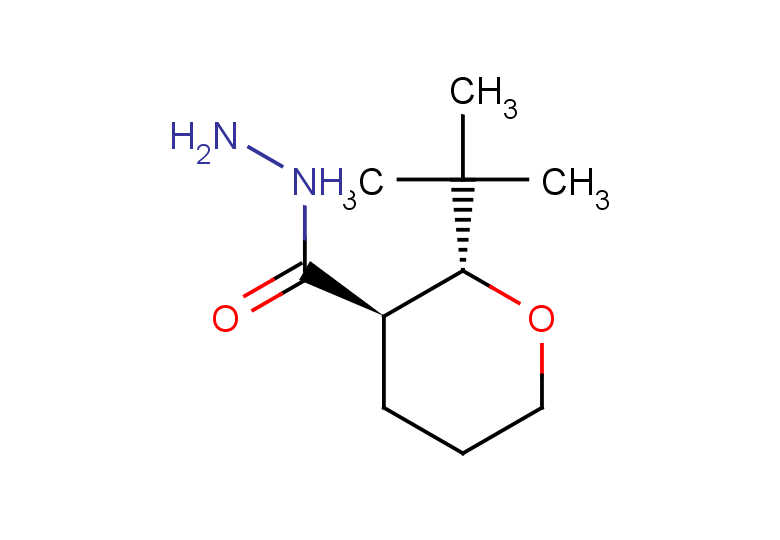 rac-(2R,3R)-2-tert-butyloxane-3-carbohydrazide, trans