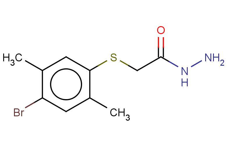 2-[(4-bromo-2,5-dimethylphenyl)sulfanyl]acetohydrazide