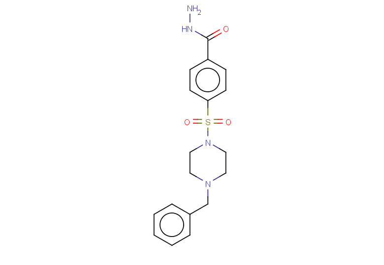 4-[(4-benzylpiperazin-1-yl)sulfonyl]benzohydrazide