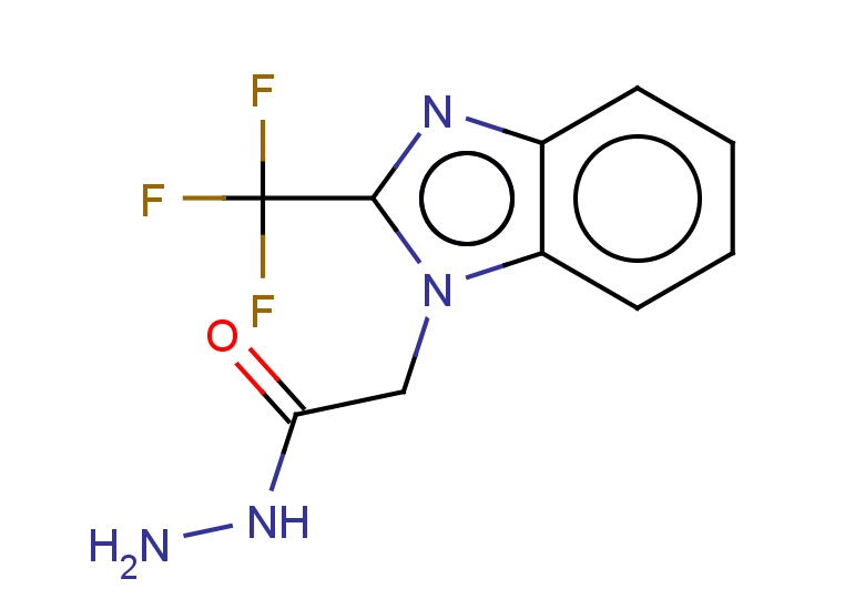 2-[2-(trifluoromethyl)-1H-1,3-benzodiazol-1-yl]acetohydrazide