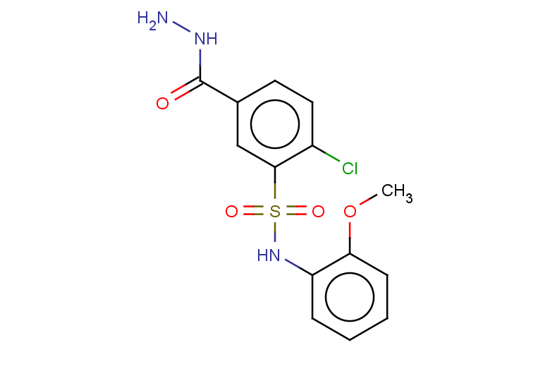 2-chloro-5-(hydrazinecarbonyl)-N-(2-methoxyphenyl)benzene-1-sulfonamide