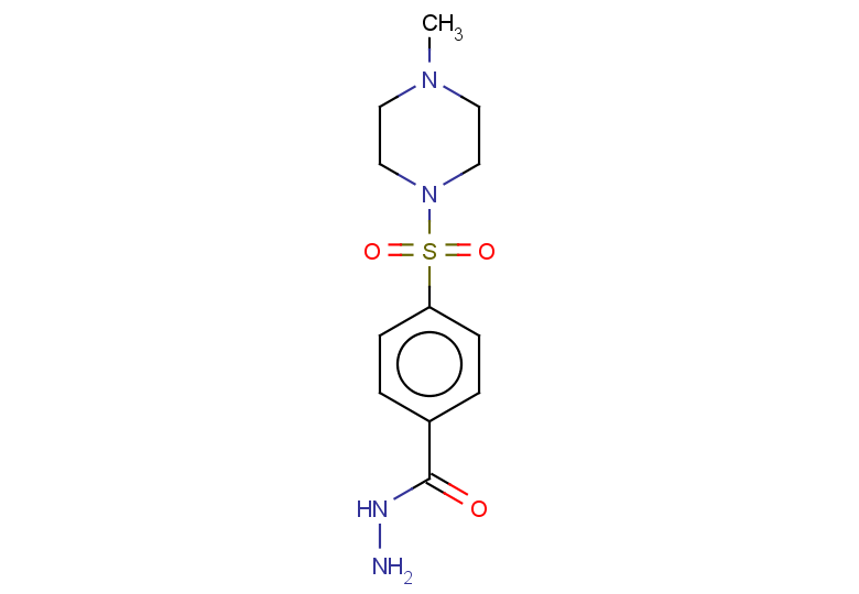 4-[(4-methylpiperazin-1-yl)sulfonyl]benzohydrazide