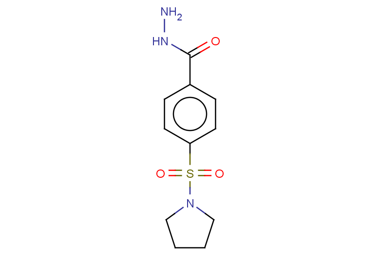 4-(pyrrolidine-1-sulfonyl)benzohydrazide