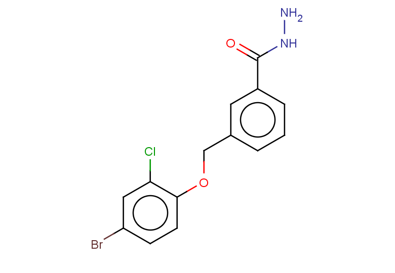 3-[(4-BROMO-2-CHLOROPHENOXY)METHYL]BENZOHYDRAZIDE