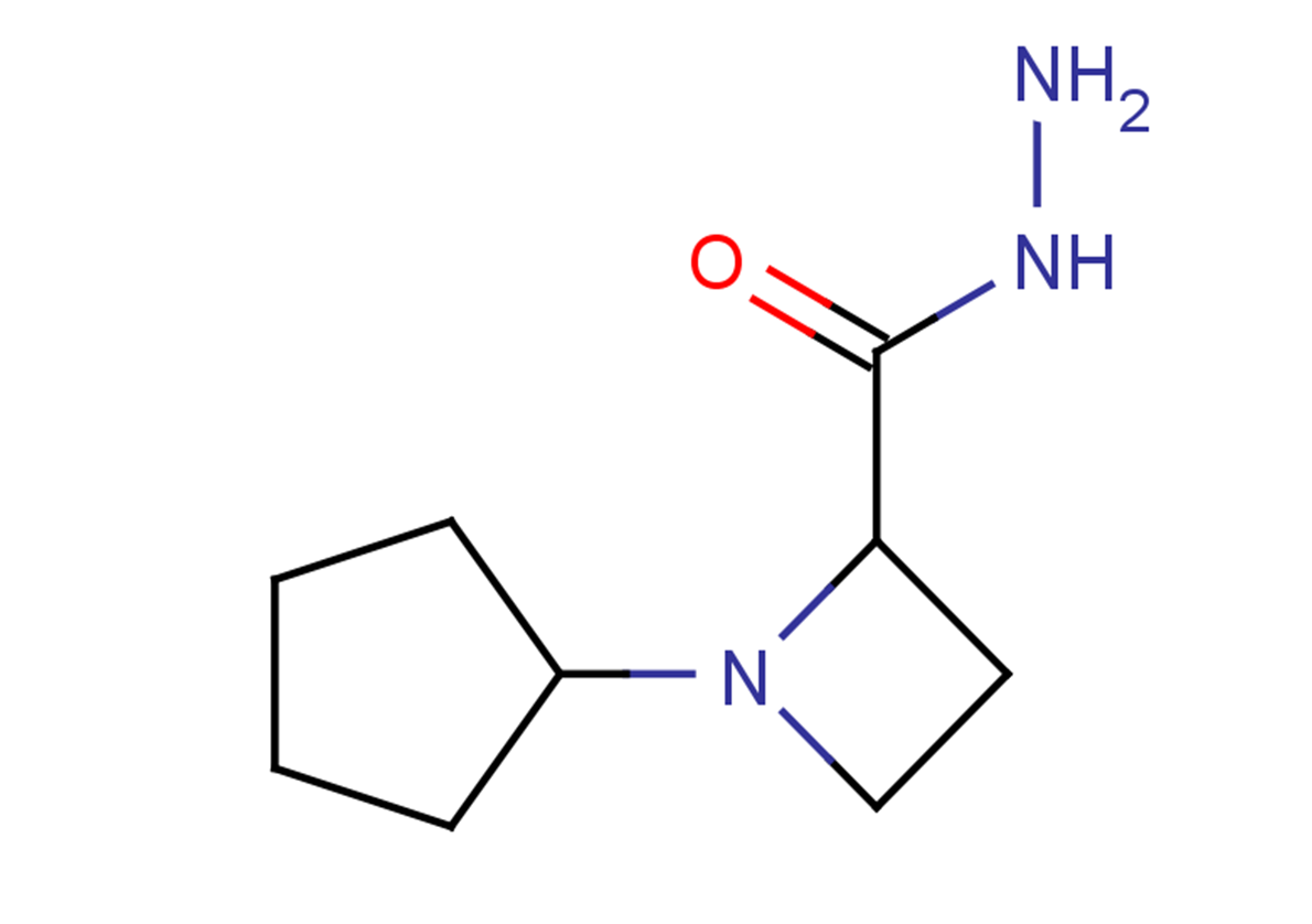 1-cyclopentylazetidine-2-carbohydrazide