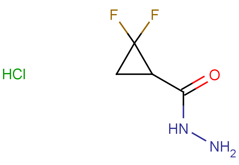 2,2-difluorocyclopropane-1-carbohydrazide hydrochloride