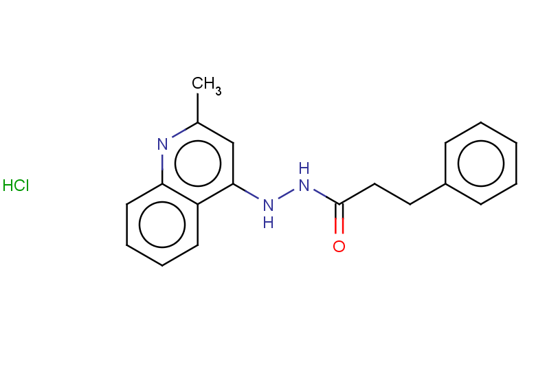 N'-(2-methylquinolin-4-yl)-3-phenylpropanehydrazide hydrochloride
