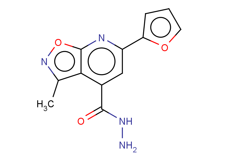 6-(2-FURYL)-3-METHYLISOXAZOLO[5,4-B]PYRIDINE-4-CARBOHYDRAZIDE