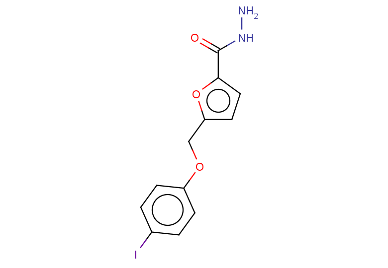5-(4-IODO-PHENOXYMETHYL)-FURAN-2-CARBOXYLIC ACID HYDRAZIDE