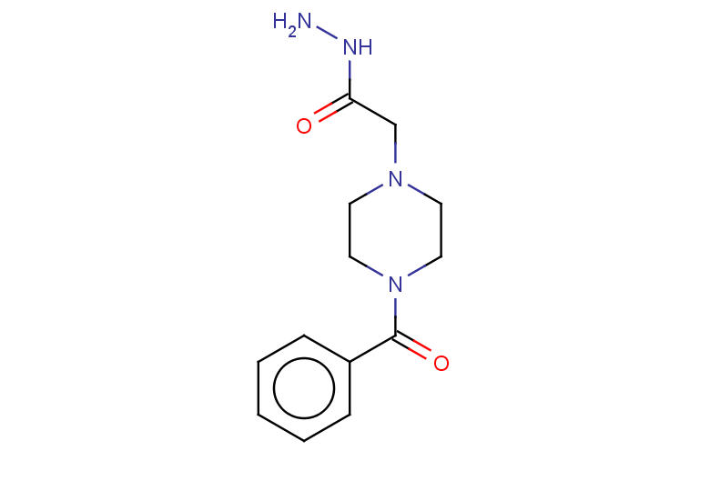 2-(4-benzoylpiperazin-1-yl)acetohydrazide