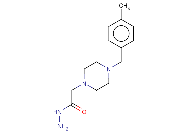 2-{4-[(4-methylphenyl)methyl]piperazin-1-yl}acetohydrazide