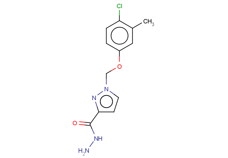1-(4-CHLORO-3-METHYL-PHENOXYMETHYL)-1H-PYRAZOLE-3-CARBOXYLIC ACID HYDRAZI+