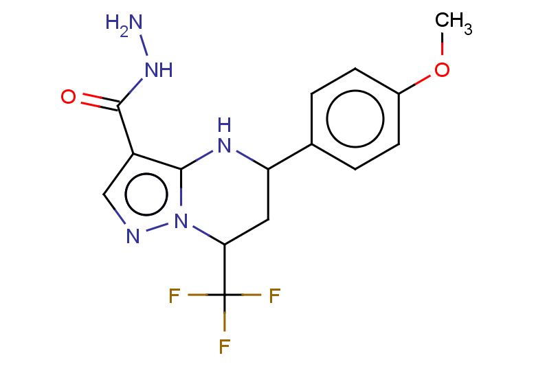 5-(4-METHOXYPHENYL)-7-(TRIFLUOROMETHYL)-4,5,6,7-TETRAHYDROPYRAZOLO[1,5-A]+