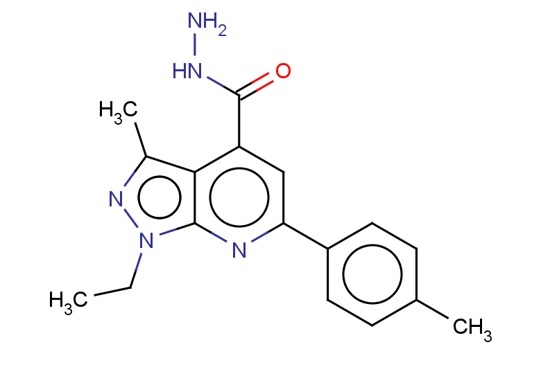1-ETHYL-3-METHYL-6-(4-METHYLPHENYL)-1H-PYRAZOLO[3,4-B]PYRIDINE-4-CARBOHYD+