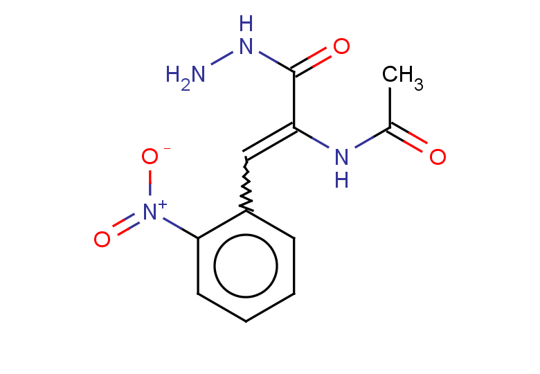N-[1-(hydrazinecarbonyl)-2-(2-nitrophenyl)eth-1-en-1-yl]acetamide