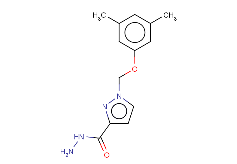 1-(3,5-DIMETHYL-PHENOXYMETHYL)-1H-PYRAZOLE-3-CARBOXYLIC ACID HYDRAZIDE