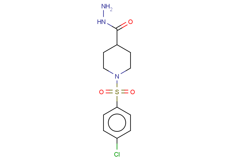 1-[(4-CHLOROPHENYL)SULFONYL]-4-PIPERIDINECARBOHYDRAZIDE