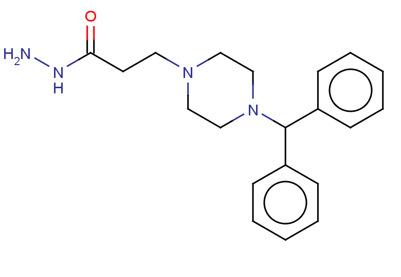 3-[4-(diphenylmethyl)piperazin-1-yl]propanehydrazide