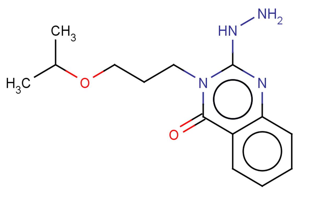 2-hydrazinyl-3-[3-(propan-2-yloxy)propyl]-3,4-dihydroquinazolin-4-one
