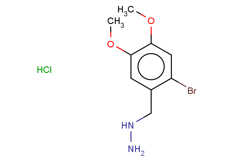 [(2-bromo-4,5-dimethoxyphenyl)methyl]hydrazine hydrochloride