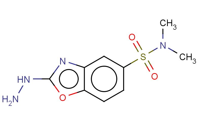 2-hydrazinyl-N,N-dimethyl-1,3-benzoxazole-5-sulfonamide