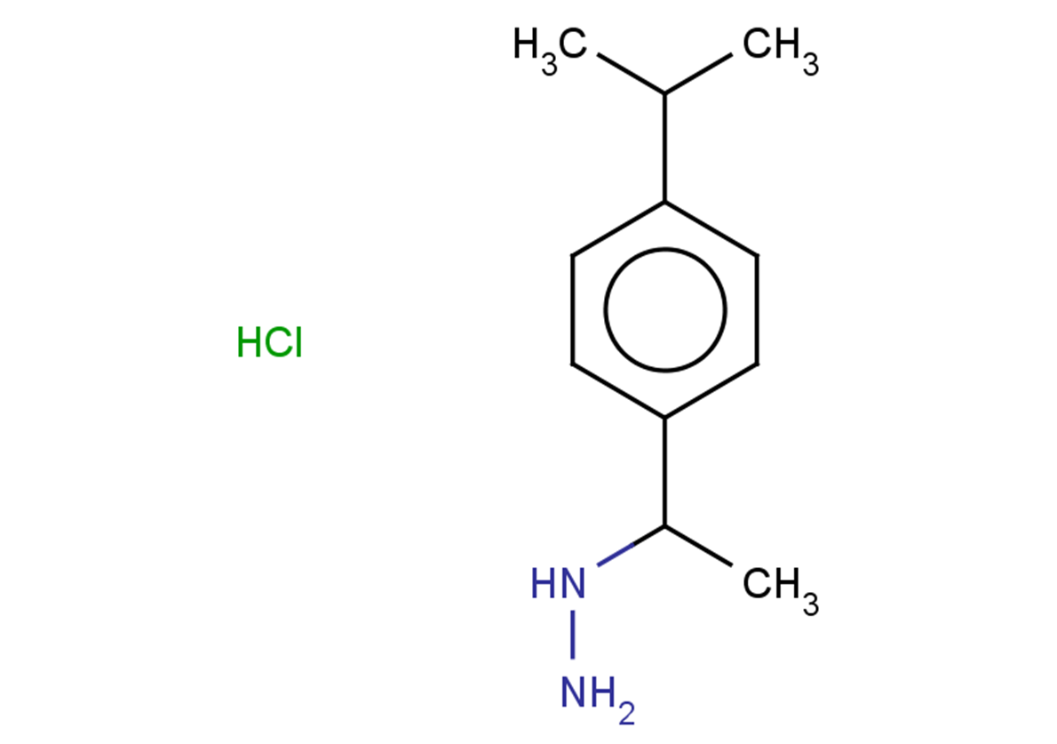 {1-[4-(propan-2-yl)phenyl]ethyl}hydrazine hydrochloride