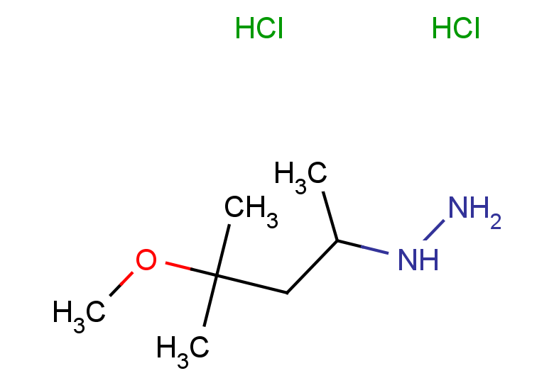 (4-methoxy-4-methylpentan-2-yl)hydrazine dihydrochloride