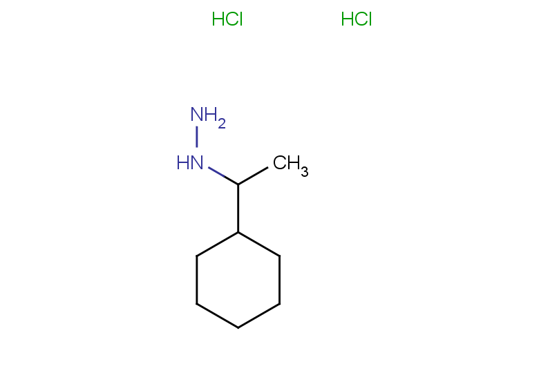 (1-cyclohexylethyl)hydrazine dihydrochloride