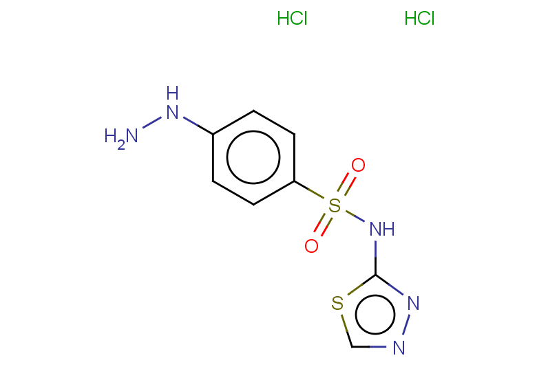 4-hydrazinyl-N-(1,3,4-thiadiazol-2-yl)benzene-1-sulfonamide dihydrochloride