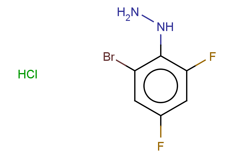 (2-bromo-4,6-difluorophenyl)hydrazine hydrochloride
