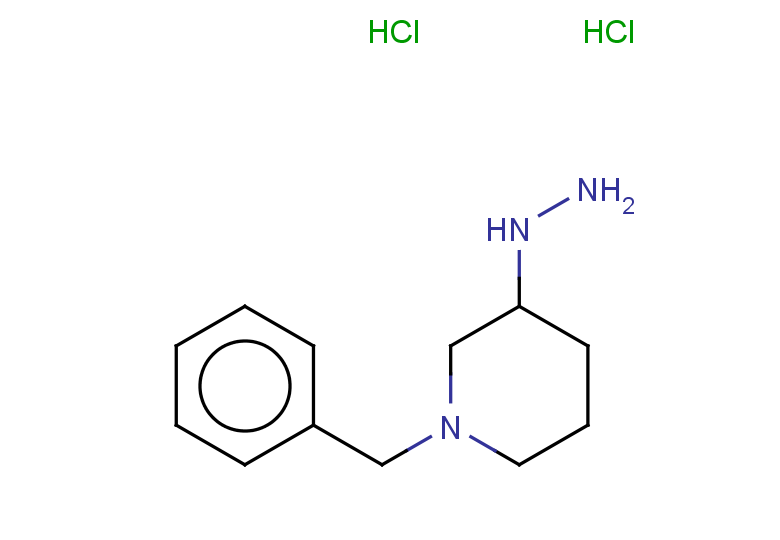1-benzyl-3-hydrazinylpiperidine dihydrochloride