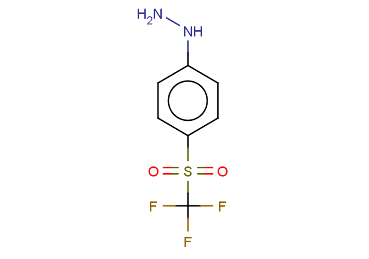 (4-trifluoromethanesulfonylphenyl)hydrazine